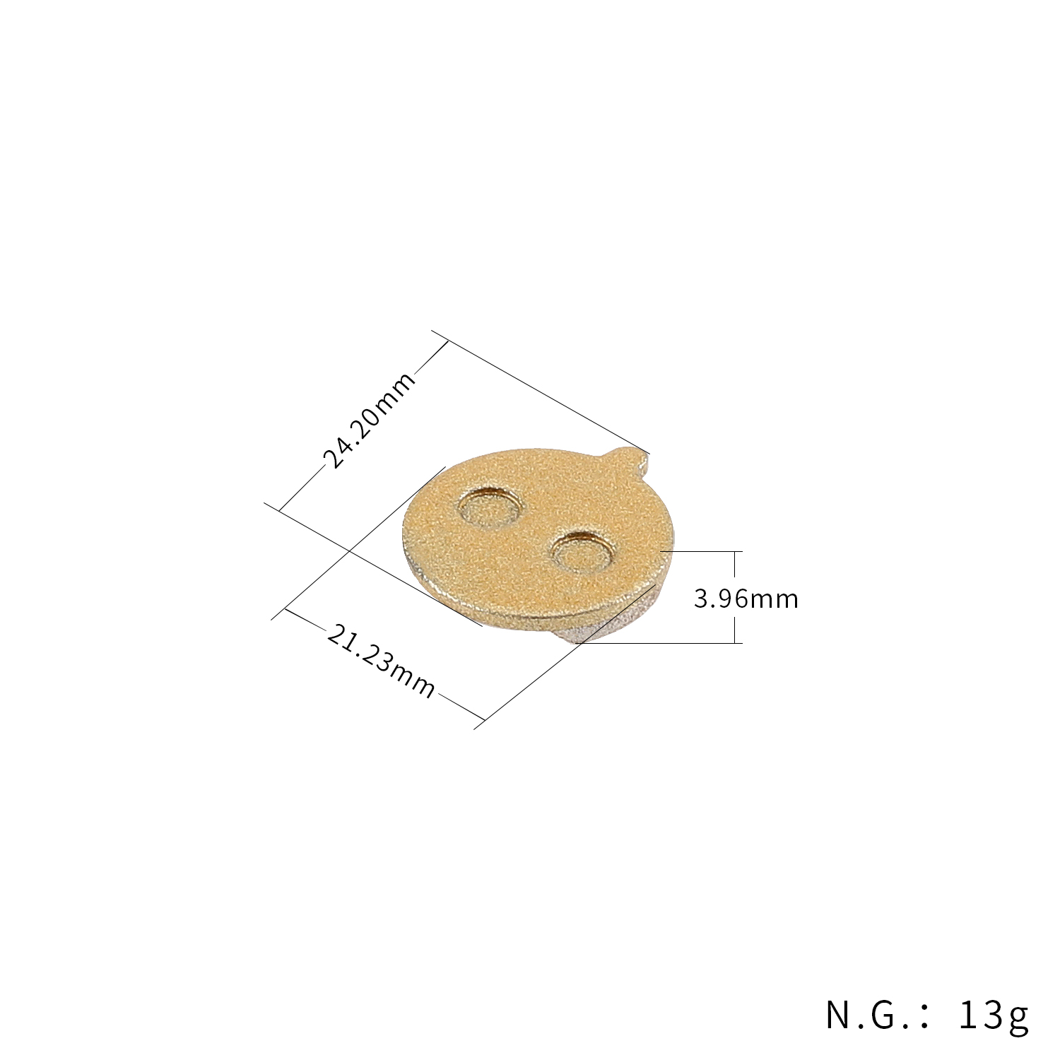 სამუხრუჭე ხუნდები 21.2-24 Q [027]