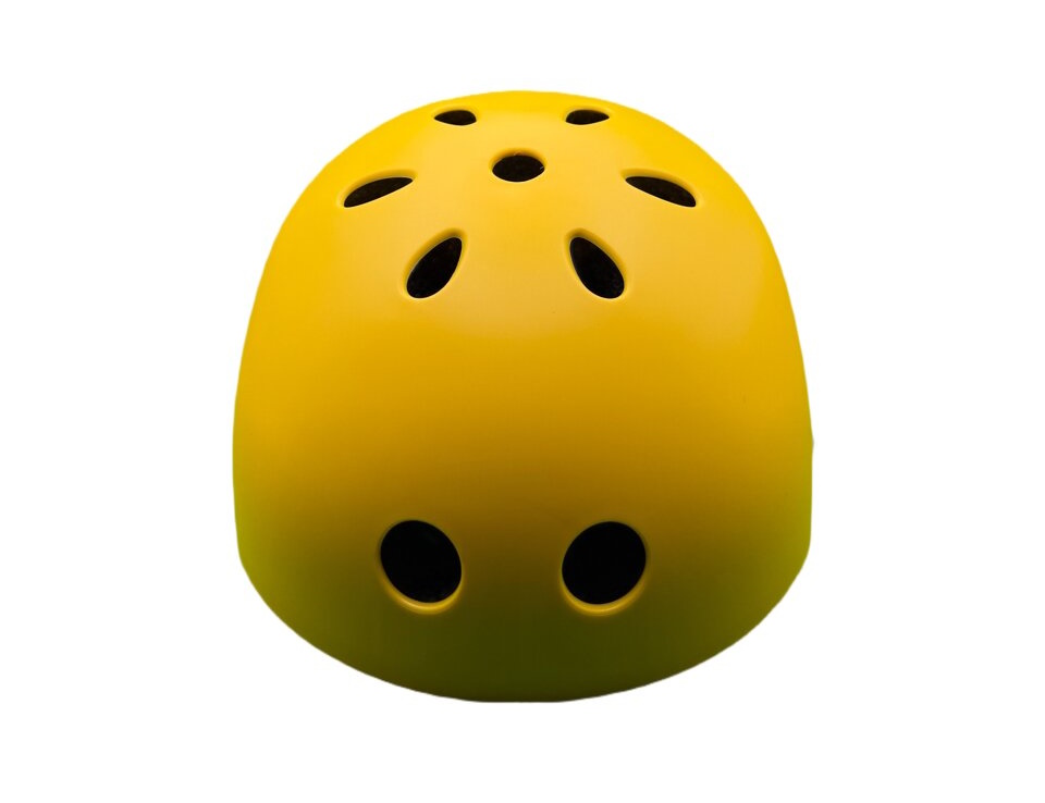 M ზომის ყვითელი მრავალპუნქტიანი ჩაფხუტი [121]