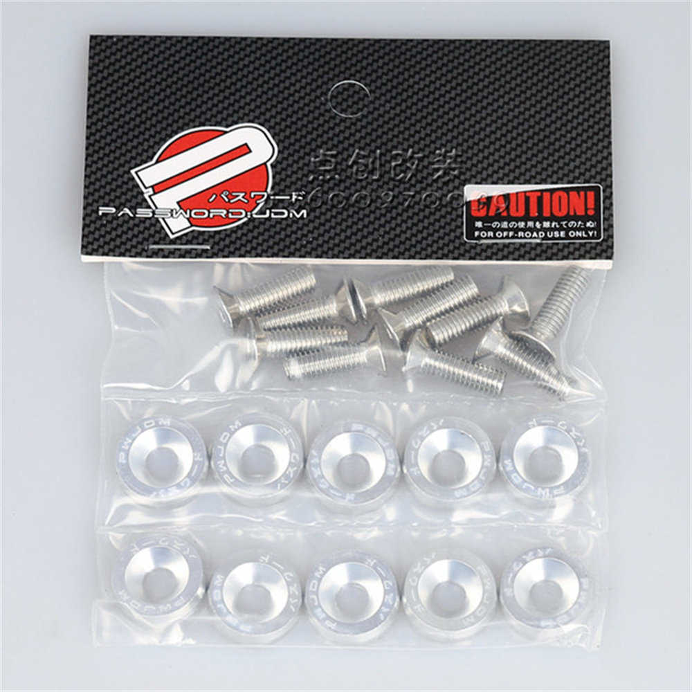 დეკორატიული M6 ზომის საყელური - ვერცხლისფერი - 1 ცალი [494]