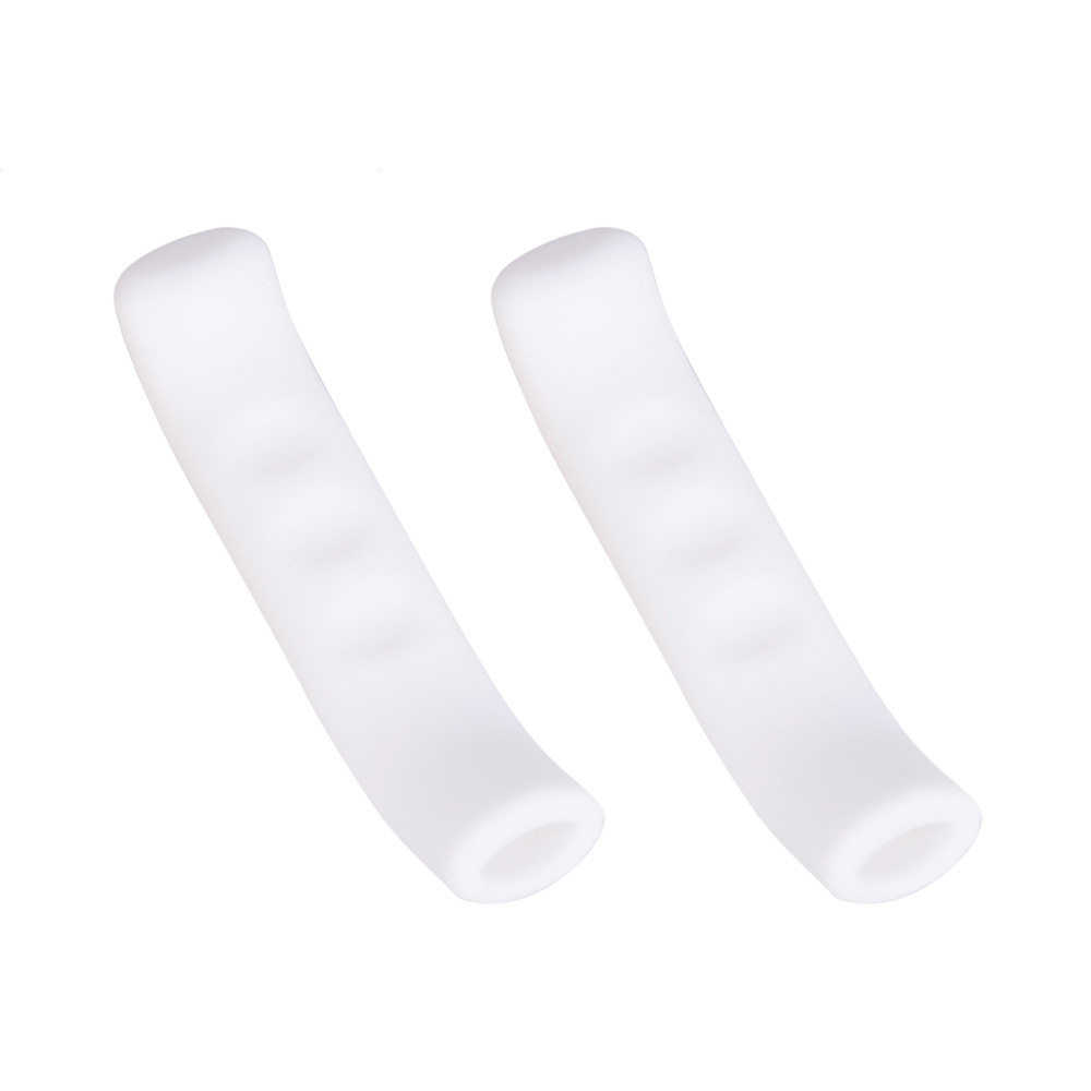 სამუხრუჭე სახელურის სილიკონის დამცავი - თეთრი [500]